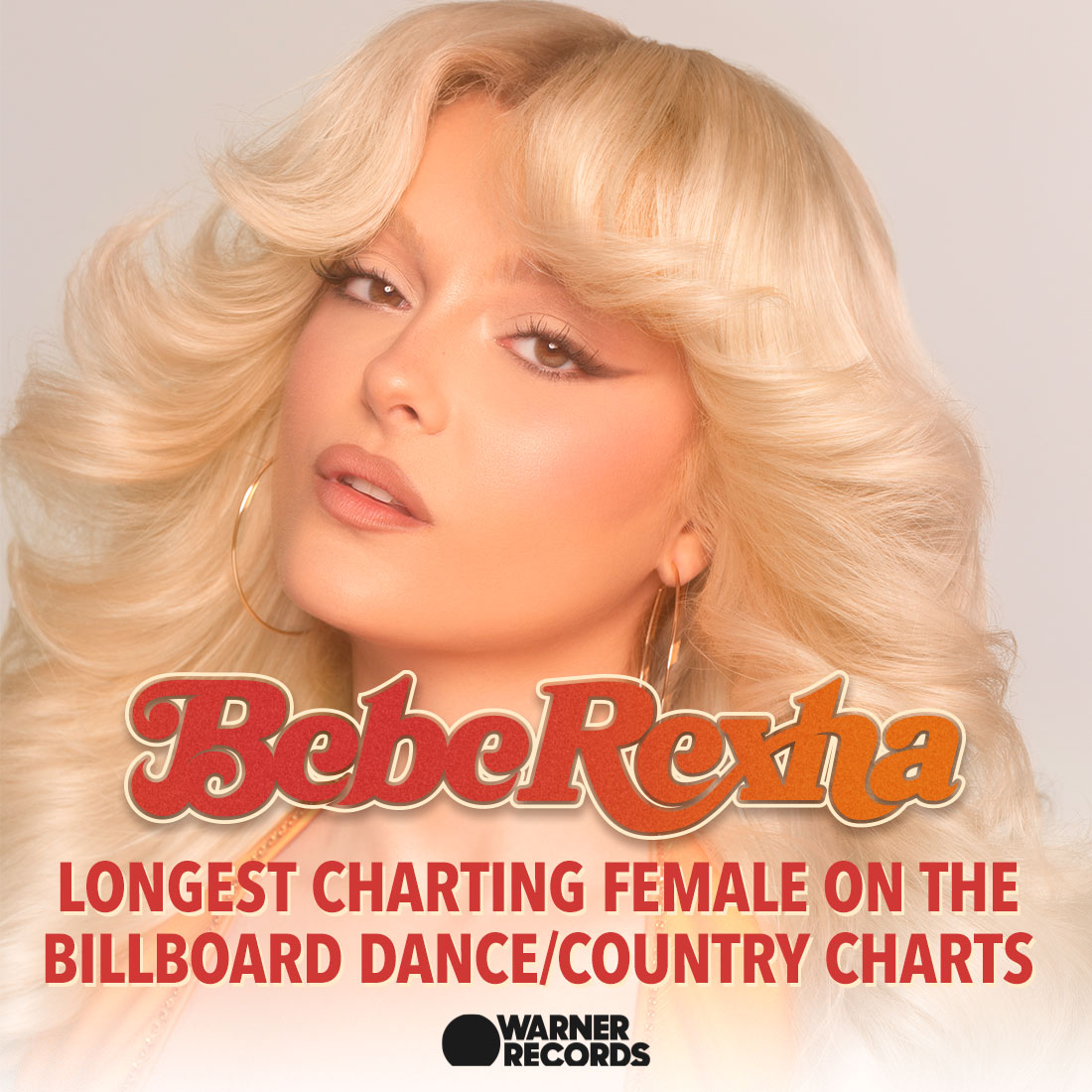 Bebe Rexha is the Longest Charting Female on the Billboard Dance/Country Charts