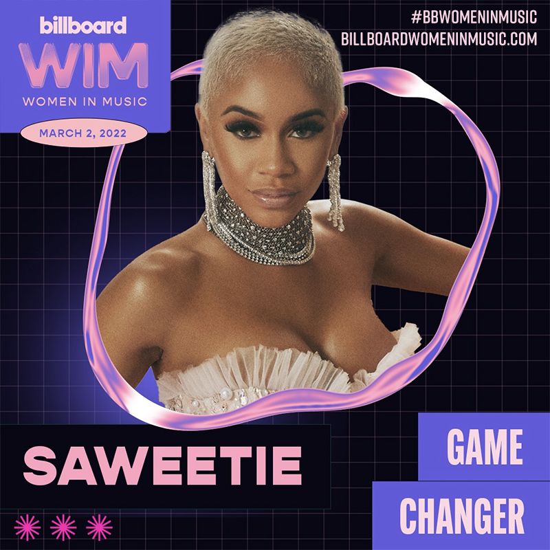 Saweetie Named One of Billboard's Women In Music Game Changer