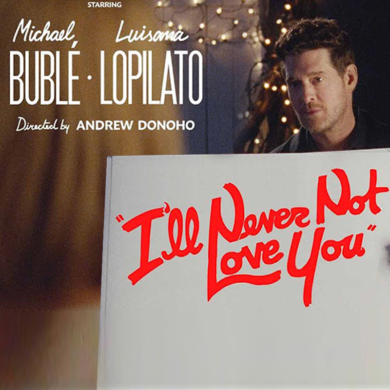Michael Michael Bublé featured in the Rolling Stone for new music video “I’ll Never Not Love You”