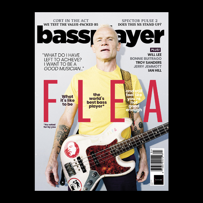RHCP’s Flea stars on the cover of Bass Player