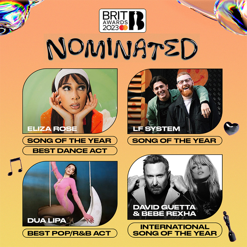 Congratulations to our Brit Awards 2023 Nominees