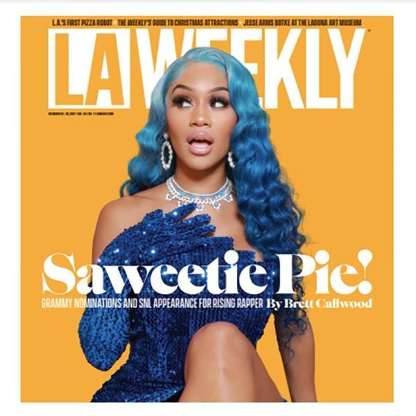 Saweetie Nominated for 2 Grammys & Featured on LA Weekly