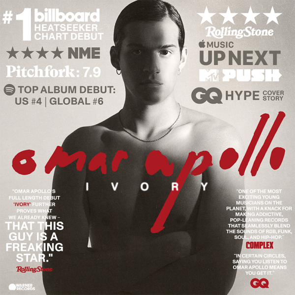 Omar Apollo makes his #1 on Billboard Heatseekers Album Chart Debut 